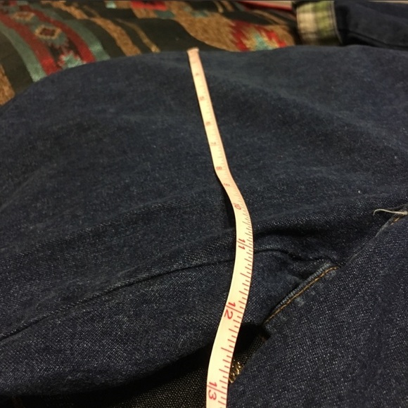 Denim and flannel plaid jumpsuit - Picture 10 of 10